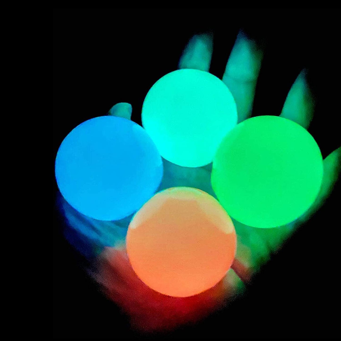 10 Pcs Luminescent Stress Relief Balls Sticky Ball