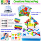 223 Pieces Creative Mosaic Drill Set for Kids