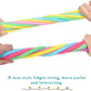 15 pack Unicorn elastic rope decompression toy for child adult