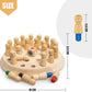 Children Wooden Memory Matchstick Chess Game