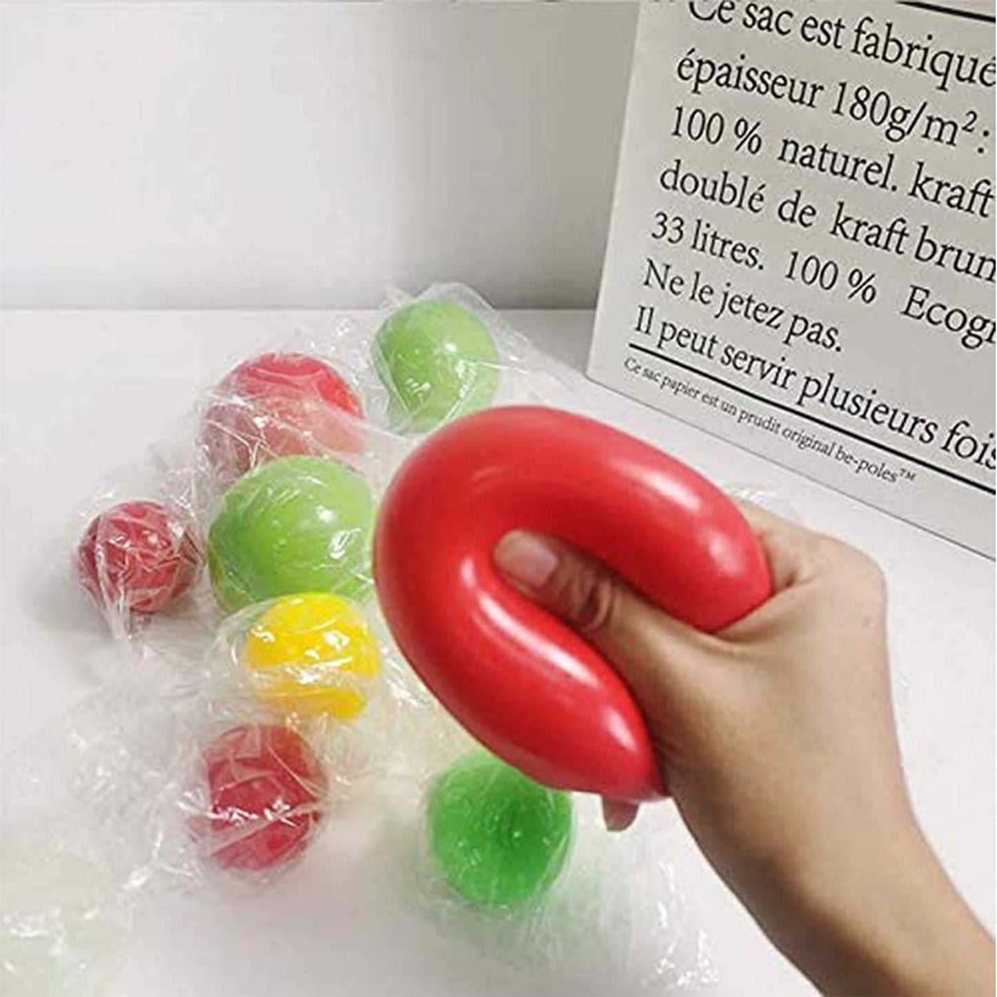 10 Pcs Luminescent Stress Relief Balls Sticky Ball