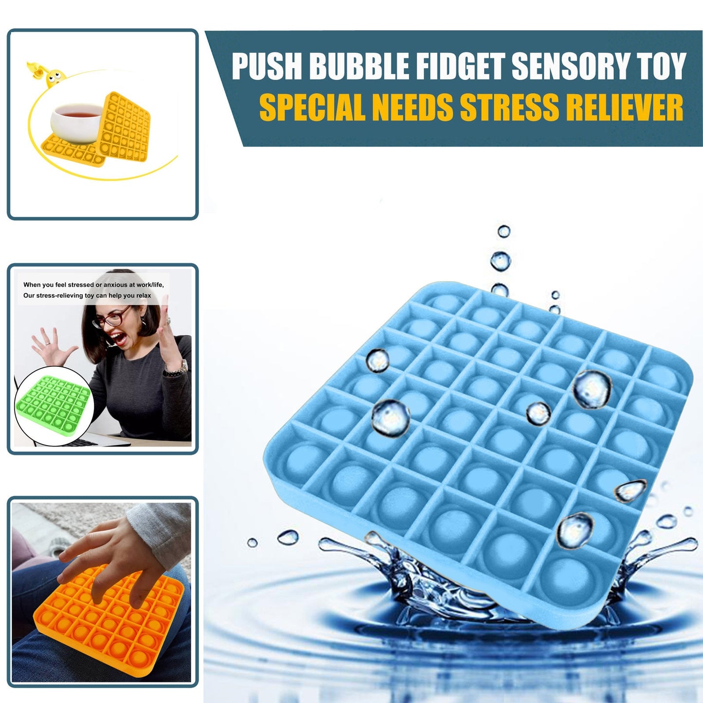 Pop Fidget Reliver Stress Toys