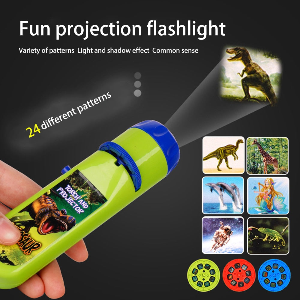 Animal Projection Flashlight For Child