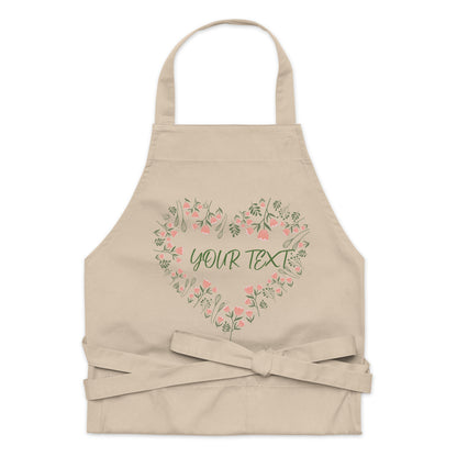 Personalized Apron With Pockets, Custom Text Logo Apron, Custom Print Apron, Custom Kitchen Apron Women and Men, Chef Gift,Artist Apron