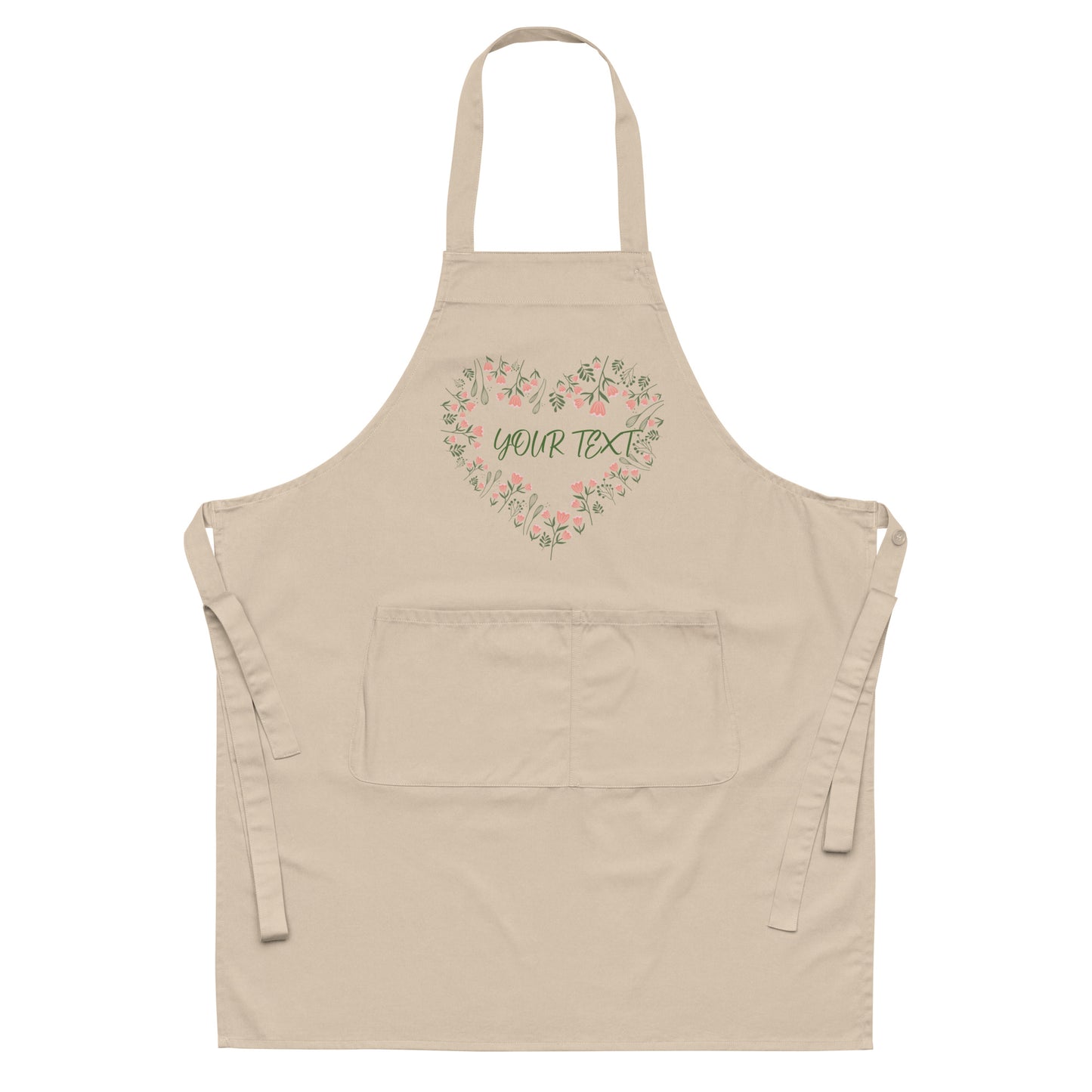 Personalized Apron With Pockets, Custom Text Logo Apron, Custom Print Apron, Custom Kitchen Apron Women and Men, Chef Gift,Artist Apron