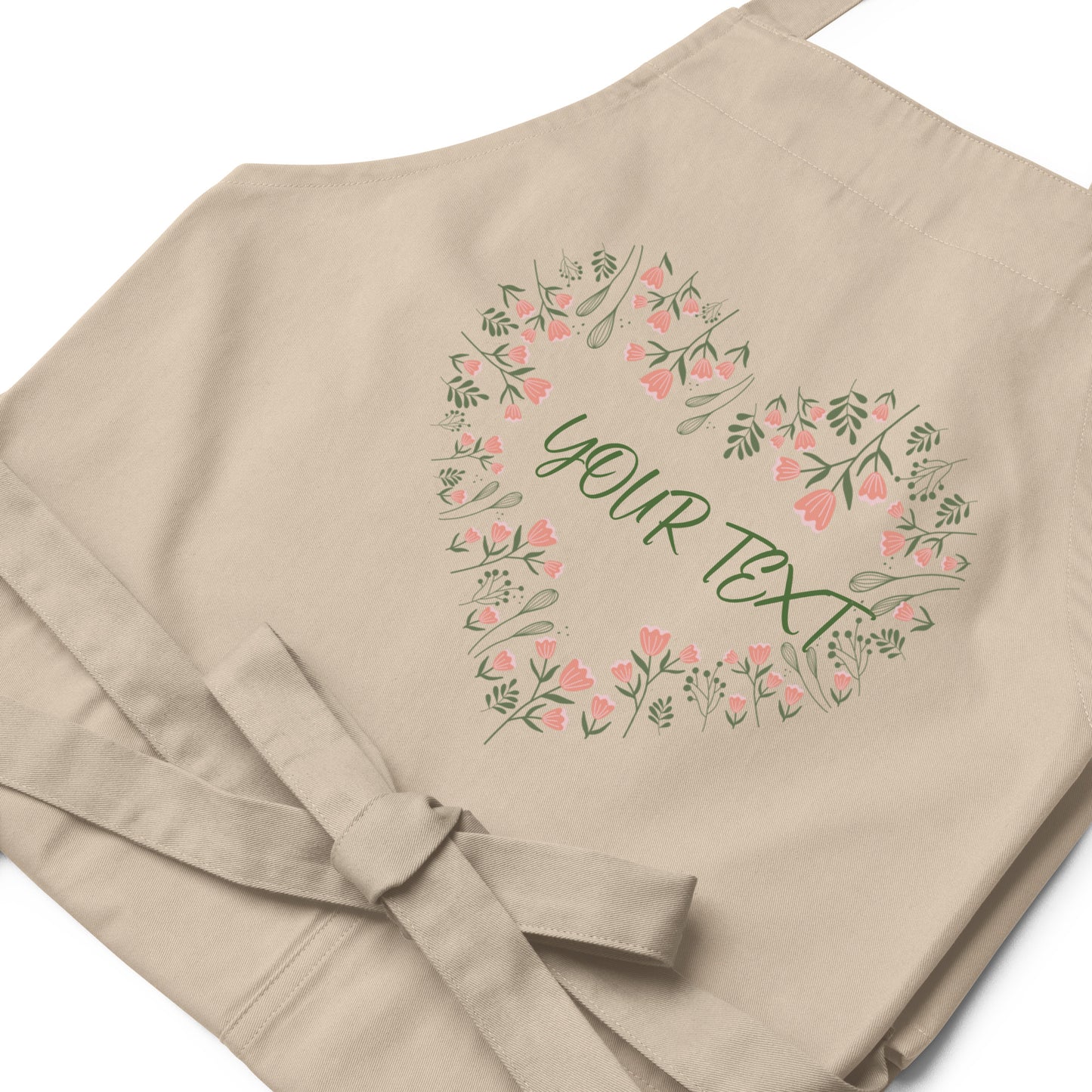 Personalized Apron With Pockets, Custom Text Logo Apron, Custom Print Apron, Custom Kitchen Apron Women and Men, Chef Gift,Artist Apron